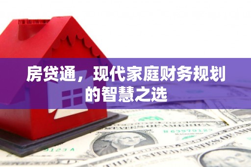 九龙房贷通，现代家庭财务规划的智慧之选