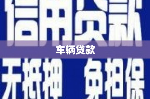 九龙车辆贷款