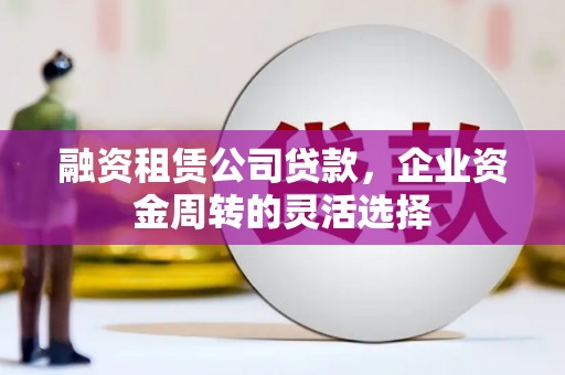 九龙融资租赁公司贷款，企业资金周转的灵活选择