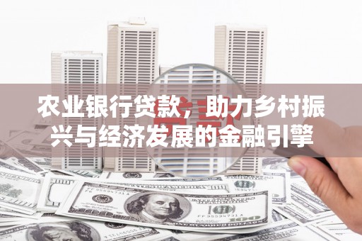 九龙农业银行贷款，助力乡村振兴与经济发展的金融引擎