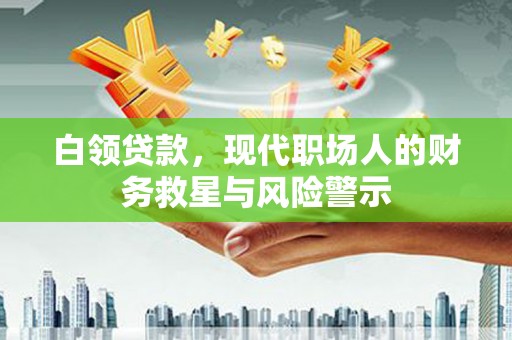 九龙白领贷款，现代职场人的财务救星与风险警示