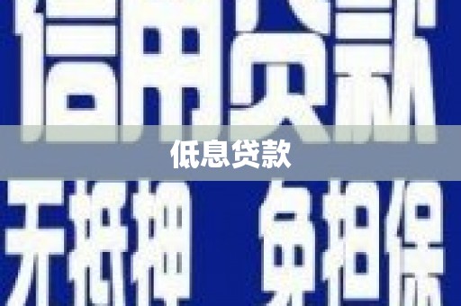 九龙低息贷款
