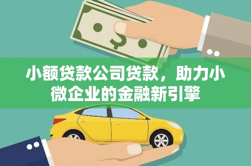 九龙小额贷款公司贷款，助力小微企业的金融新引擎