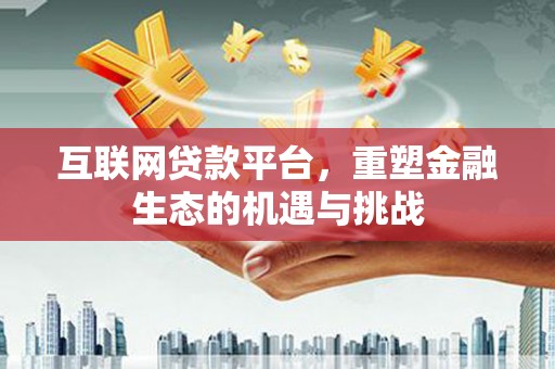 九龙互联网贷款平台，重塑金融生态的机遇与挑战