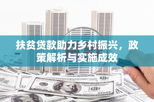 九龙扶贫贷款助力乡村振兴，政策解析与实施成效