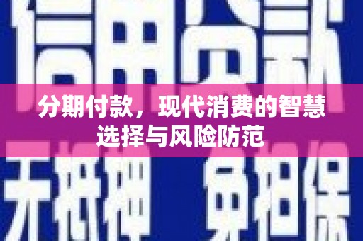 九龙分期付款，现代消费的智慧选择与风险防范