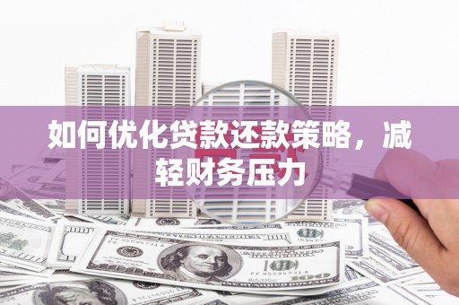 九龙如何优化贷款还款策略，减轻财务压力