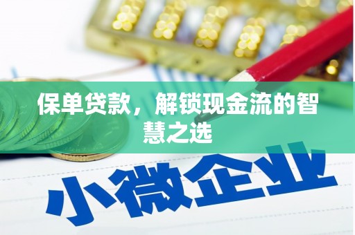 九龙保单贷款，解锁现金流的智慧之选