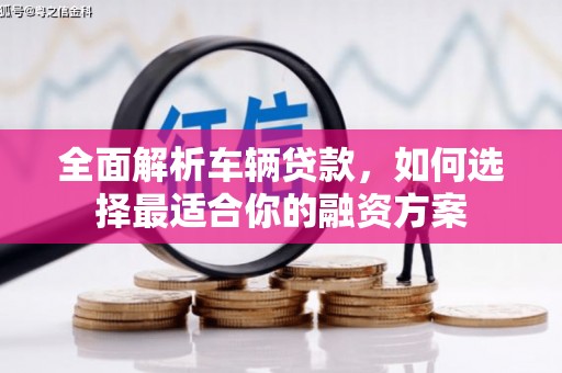 九龙全面解析车辆贷款，如何选择最适合你的融资方案