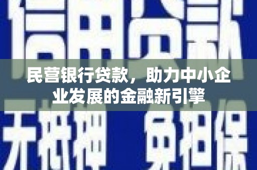 九龙民营银行贷款，助力中小企业发展的金融新引擎