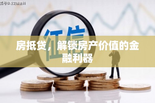 九龙房抵贷，解锁房产价值的金融利器