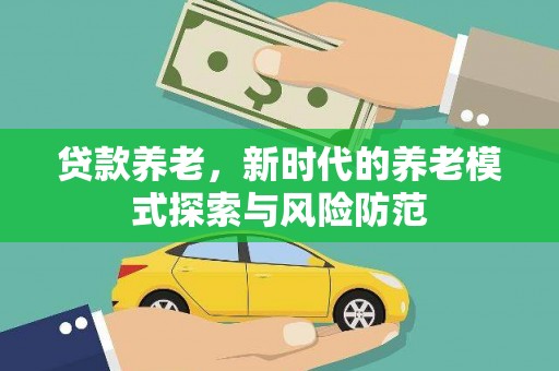 九龙贷款养老，新时代的养老模式探索与风险防范