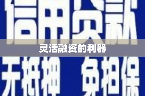 九龙灵活融资的利器