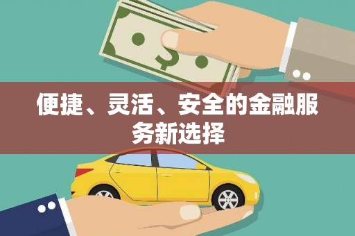 九龙便捷、灵活、安全的金融服务新选择